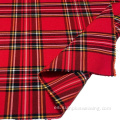 Bonitos pantalones de señora de tela bengalina teñida en rojo escocés